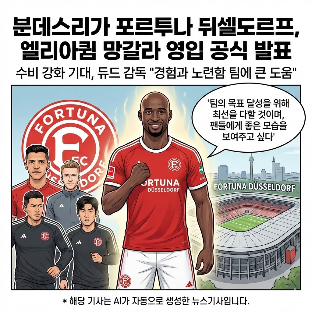 뒤셀도르프, 망갈라 영입! 수비 불안 잠재울까